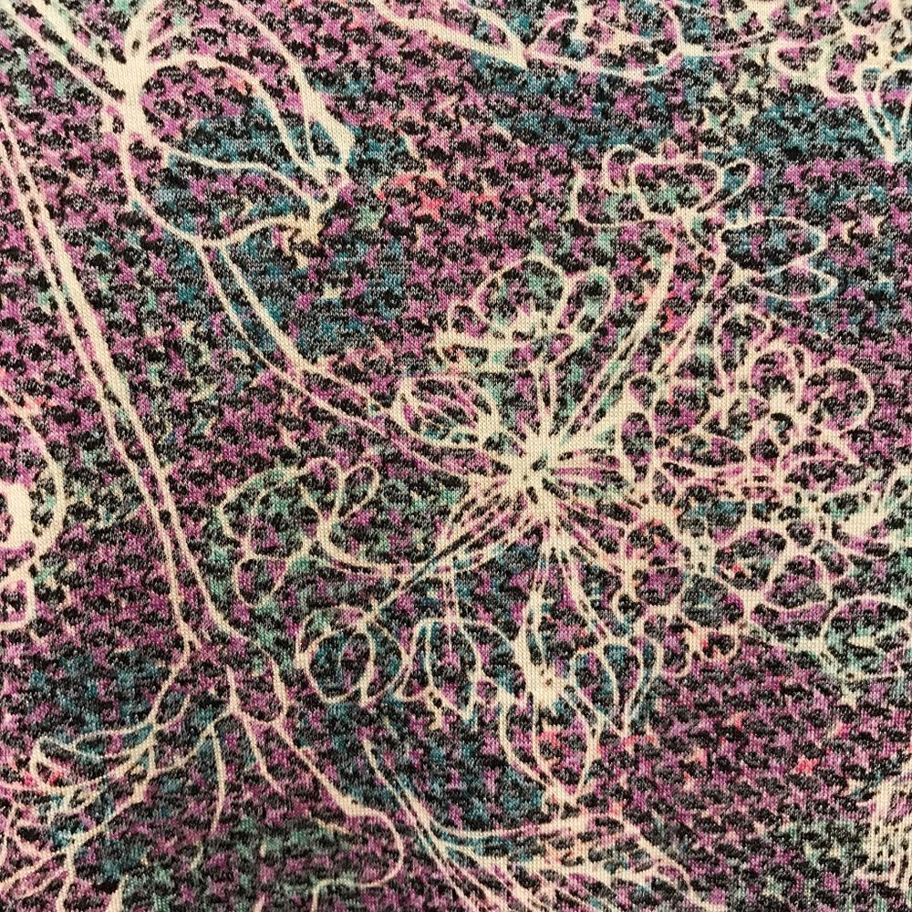 LuLaRoe Perfect T floral short sleeve top - Picture 4 of 8